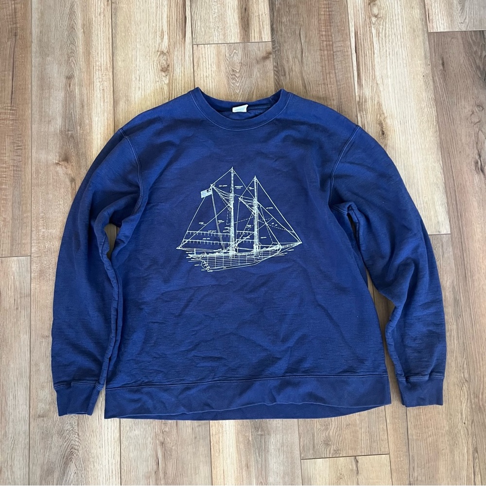 Sailboat Crewneck Sweater